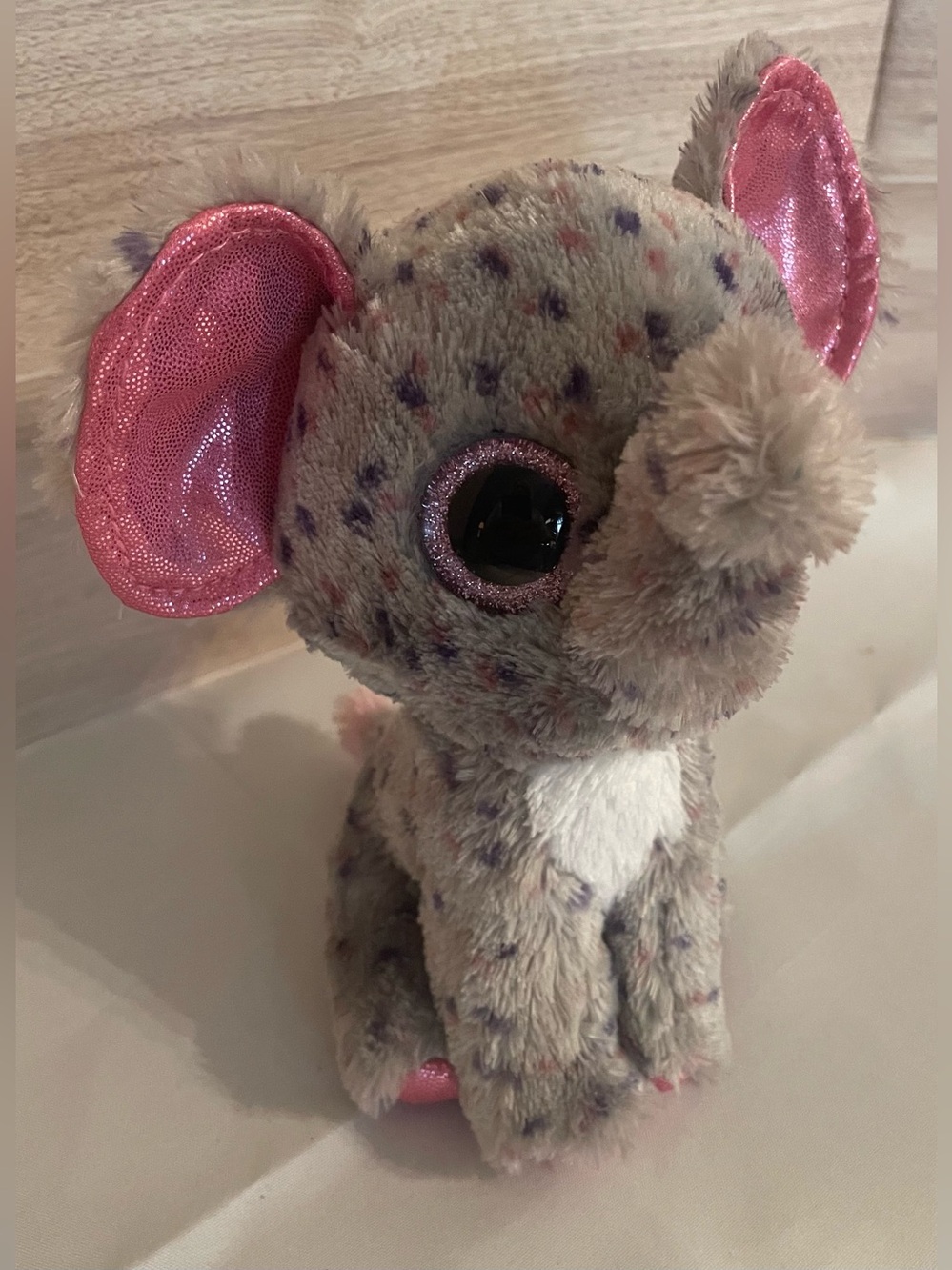 “Retired” Ty Beanie Boo SPECKS the Elephant 6” Plush Stuffed Animal 🐘✨